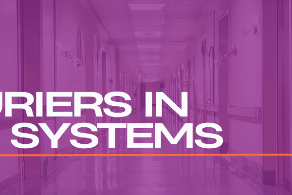 Blog banner that reads: Stat Couriers in Hospital Systems for the blog about medical courier services